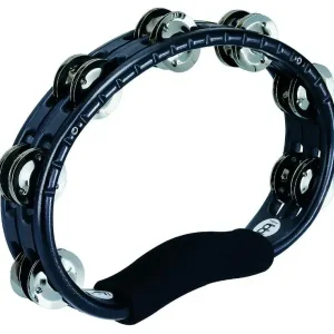 Tambourin Meinl Demi-Lune - 2 Rangs - Acier - Black Must-Have