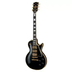 1957 LES PAUL CUSTOM REISSUE 3-PICKUP VOS EBONY Pas Cher