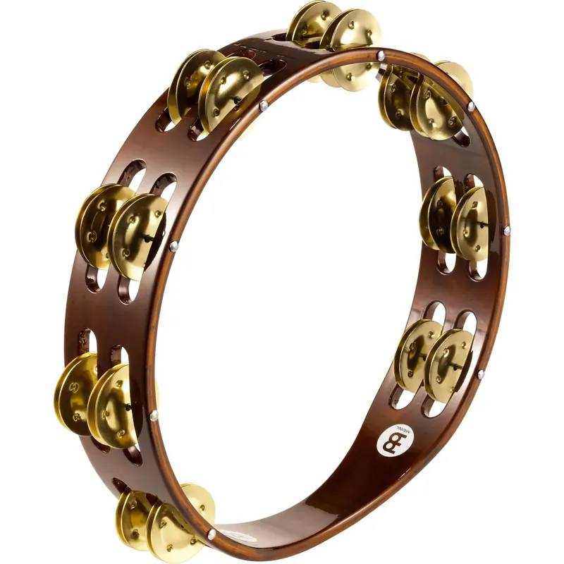Acheter Direct Tambourin Meinl 10" - 2 Rangs - Laiton - African Brown