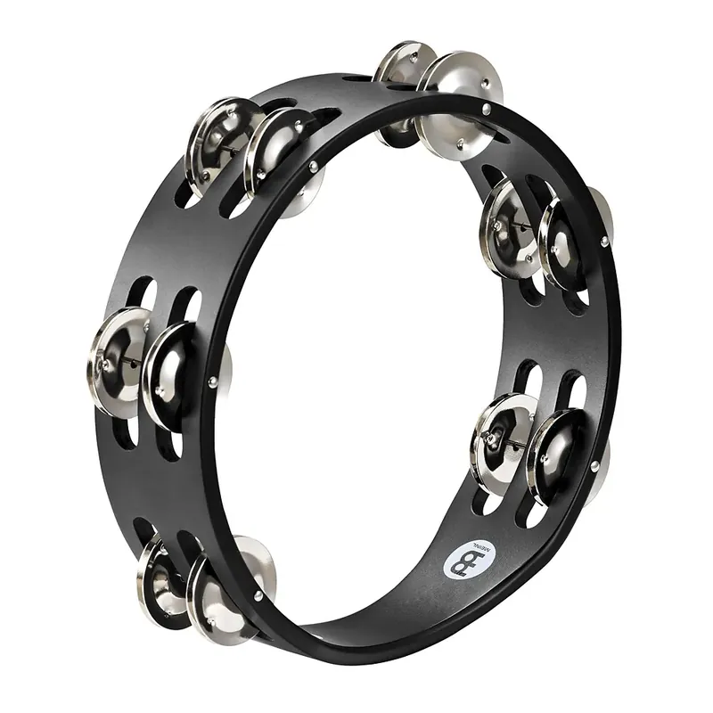 Tambourin Meinl 08" - 2 Rangs Nickel - Black Meilleure Vente