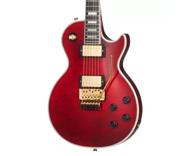 Jusqu'à Épuisement Des Stocks ALEX LIFESON LES PAUL CUSTOM AXCESS QUILT RUBY LEFT HANDED