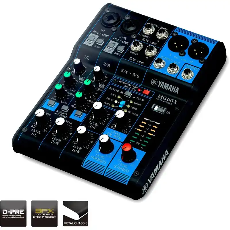 YAMAHA MG06XYEM Table Mixage Commande En Gros