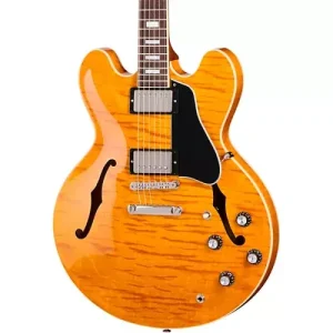 Certifié ES-335 FIGURED HONEY AMBER