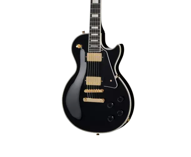 LES PAUL CUSTOM EBONY (GIG BAG) Meilleure Vente