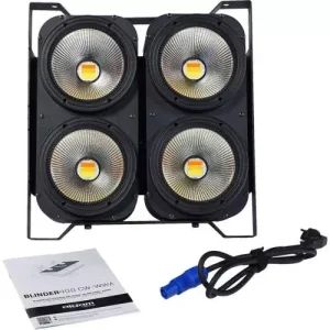 BLINDER LED COB 4X 100W BLANC CHAUD/FROID Livraison Express