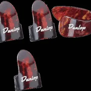 Solde Dunlop 9010TP - player‘s pack de 4 onglets medium (pouces & doigts)