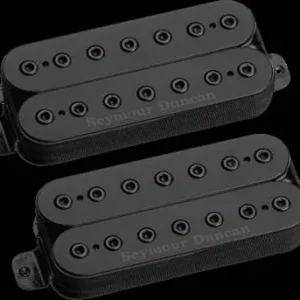 Quantité Limitée Seymour Duncan MH-ALPHA-OMEGA-SET-7 - kit mark holcomb noir 7 cordes