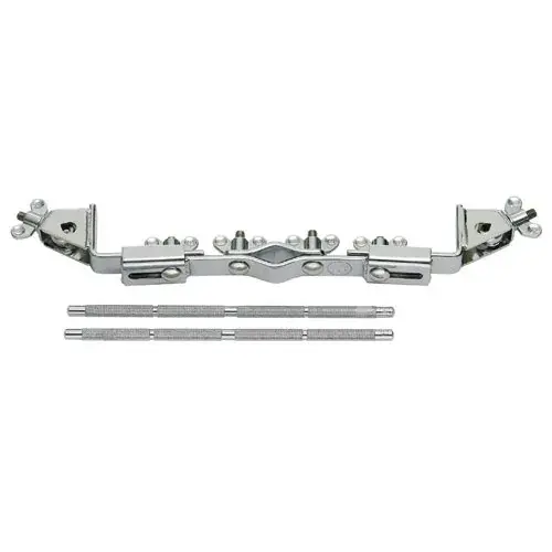 Support Percu Meinl 2 Attaches - 2 Bras Droits - Ecartement Reglable Réduction