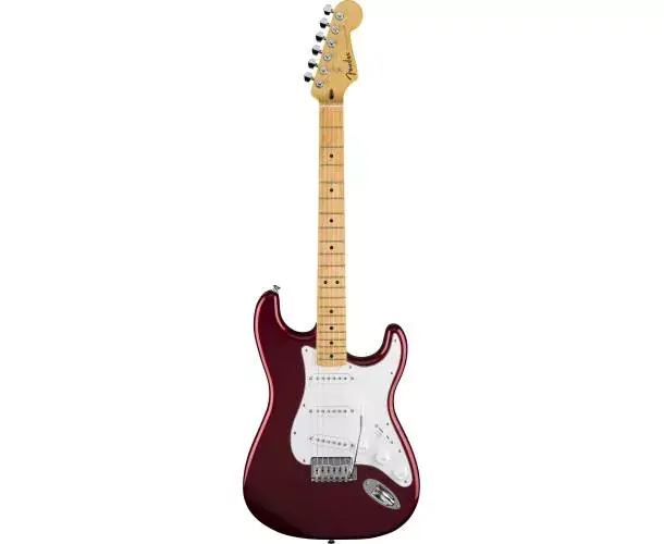 Remise STANDARD STRATOCASTER MAPLE FINGERBOARD WHITE PICKGUARD CANDY COLA