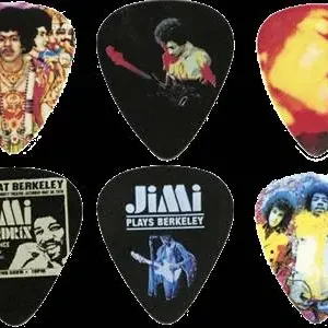 Offre Limitée DISCONTINUE Dunlop JH-PT24 - présentoir 24 boîtes de 12 jimi hendrix