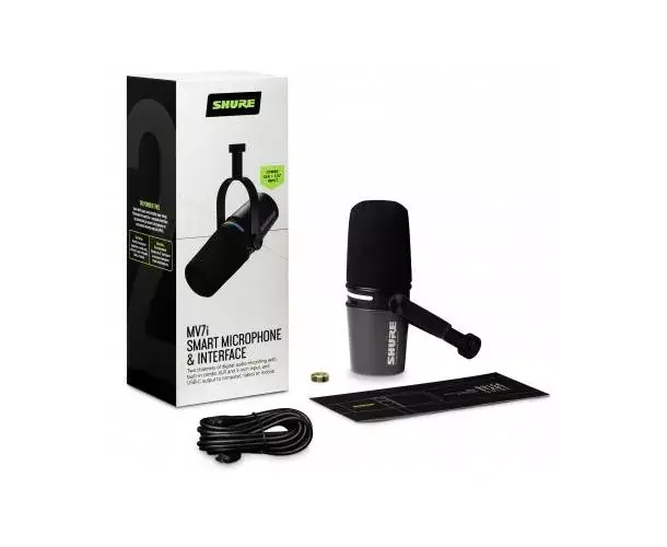 MV7I MICROPHONE AVEC INTERFACE USB ET ENTREE COMBO INTEGREE Nouvel Arrivage