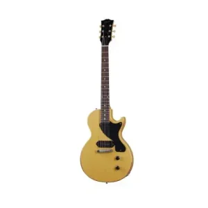 1957 LES PAUL JUNIOR SINGLE CUT REISSUE HEAVY AGED TV YELLOW Offre Du Jour