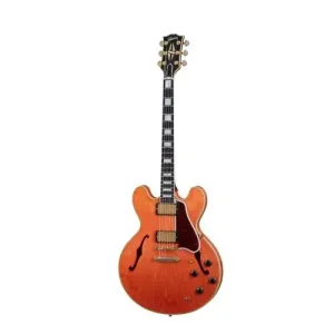 Retour Gratuit 1959 ES-355 REISSUE STOP BAR LIGHT AGED WATERMELON RED