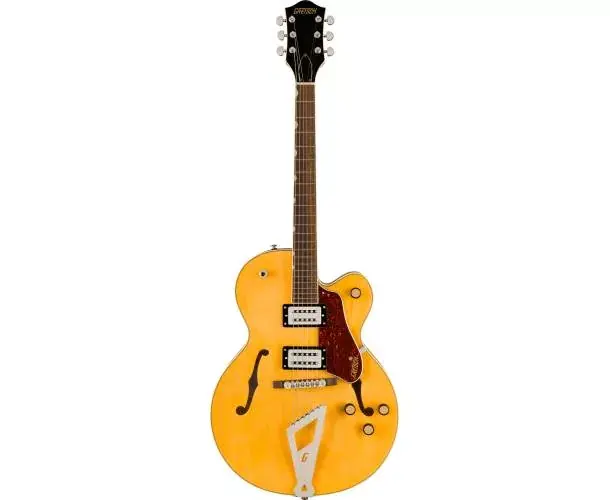 G2420 STREAMLINER HOLLOW BODY WITH CHROMATIC II TAILPIECE VILLAGE AMBER Certifié