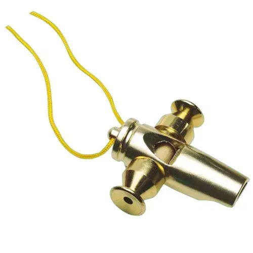 LATIN PERCUSSION LP352 Sifflet Samba 3 Tons Metal Dore Jusqu'à Épuisement Des Stocks