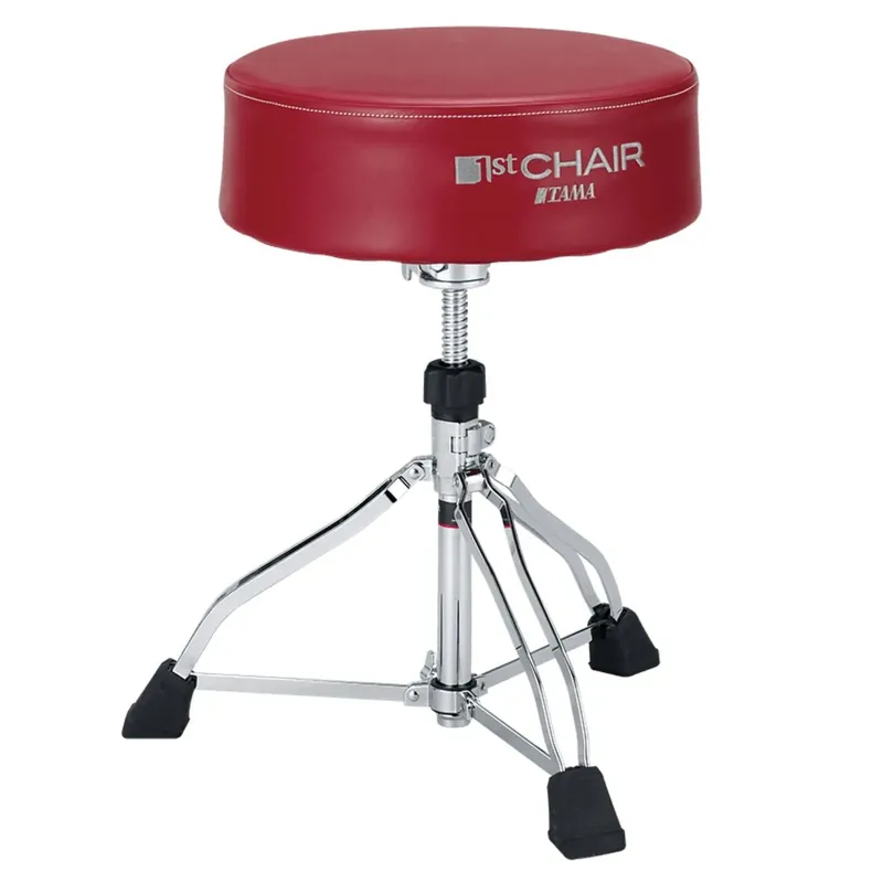 TAMA HT830R Siège Rond 1st Chair Vinyl Epais Xxl Red Expédié Aujourd'hui