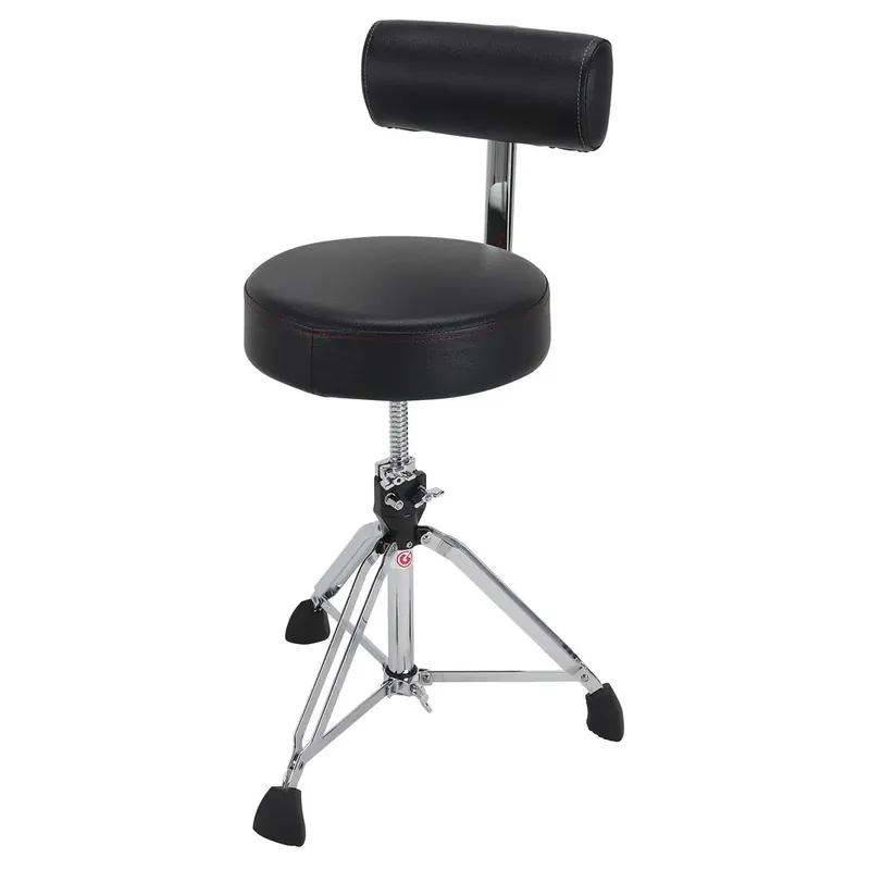 GIBRALTAR 9608RB Siège Rond Vinyle Pro + Dossier Marque