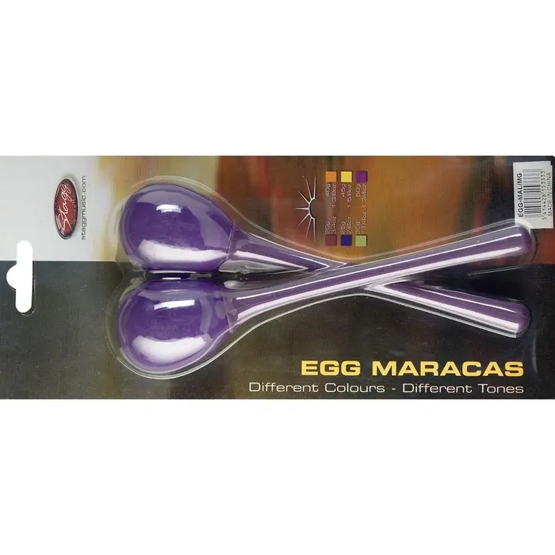 Nouvelle Collection Shaker Stagg Egg Purple - Manche Plastique- La Paire