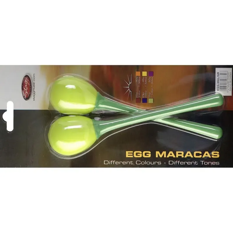 Nouvelle Collection Shaker Stagg Egg Green - Manche Plastique- La Paire