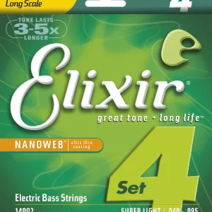 Elixir 14002 - bass nanoweb xl 40-95 Petit Prix