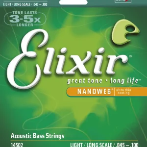 Elixir 14502 - acoustic bass ls light 45-100 Prix Cassé