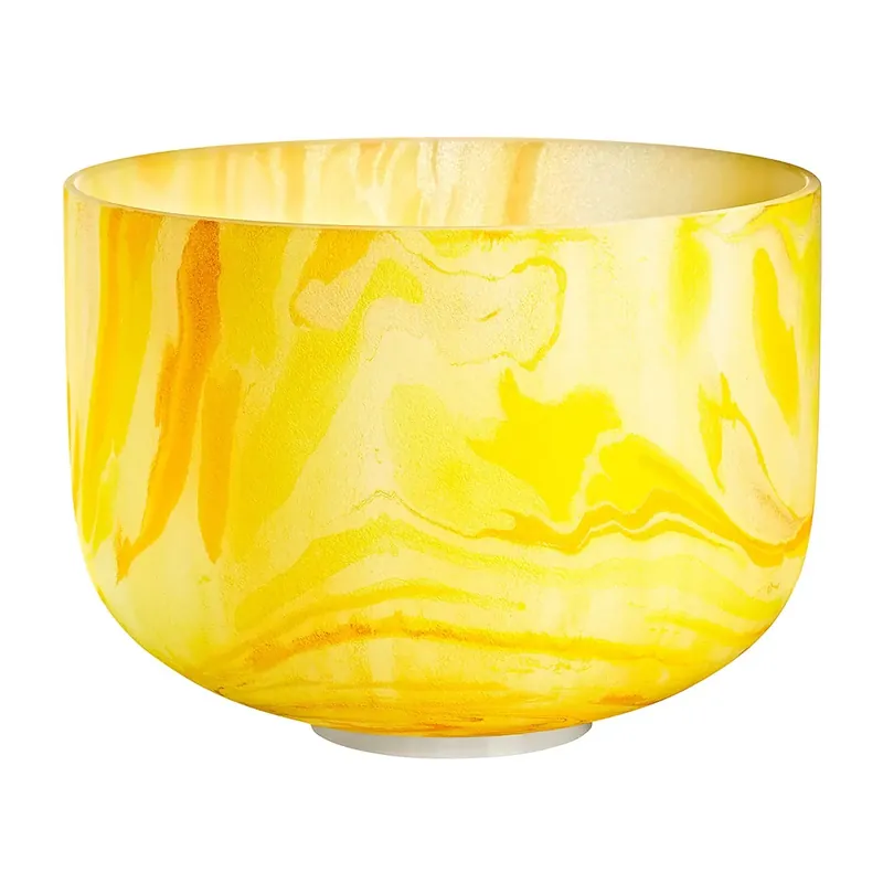 Usine Directe MEINL SONIC ENERGY Bol Marble Crystal 10"- E4 - Solarplexus. Yellow