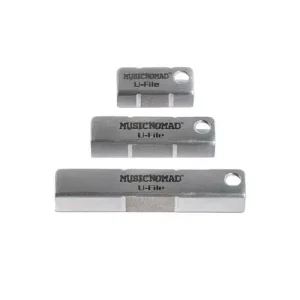 Réduction MN813 FRET LEVELER - DIAMOND U-FILE FOR LEVELING SINGLE GUITAR FRETS - 3 PACK (1.25 2 3 )