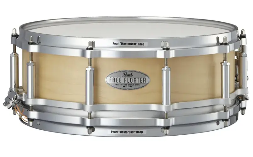 PEARL Free Floating Caisse Claire 14"x 5" Maple Meilleure Vente