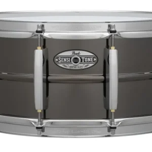 Authentique PEARL Sensitone Heritage Alloy Caisse Claire 14"x 6.5" Laiton Black Chrome