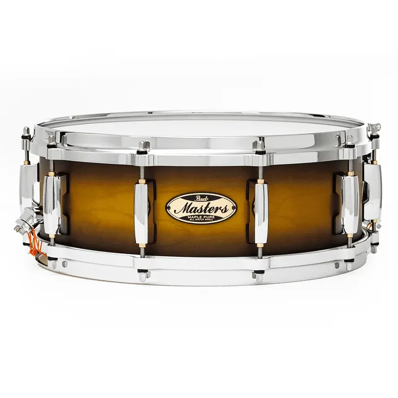 Affaire À Saisir PEARL Masters Maple Pure Caisse Claire 14"x 5.5" Matte Olive Burst
