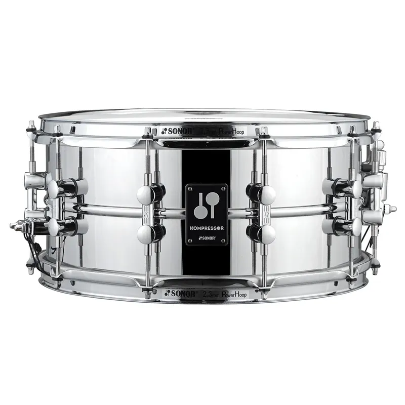 SONOR Kompressor Caisse Claire 14"x 6.5" Acier Chrome Bon Marché
