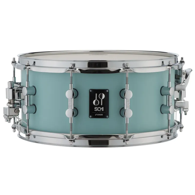 SONOR SQ1 Caisse Claire 14"x 6.5" Cruiser Blue Expédition Rapide