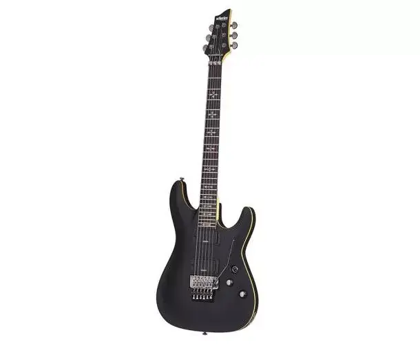 Quantité Limitée 3661 DEMON 6 FLOYD ROSE - AGED BLACK SATIN
