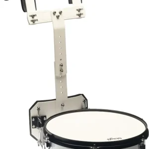 Caisse Claire Stagg 14 X 5.5" Marching - Tilleul - White + Harnais Paiement Sécurisé