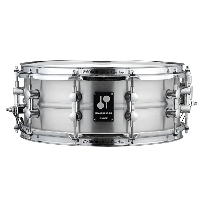 Offre Limitée SONOR Kompressor Caisse Claire 14"x 5.75" Aluminium Poli
