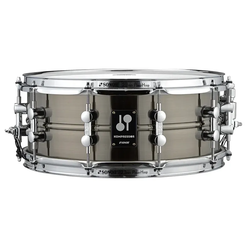 SONOR Kompressor Caisse Claire 14"x 5.75" Laiton Nickel Noir Meilleur Choix