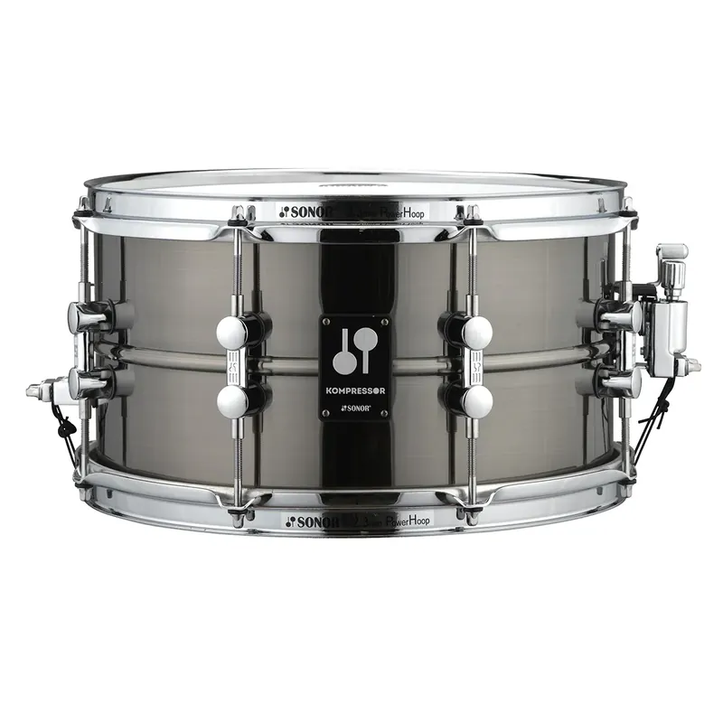 Usine Directe SONOR Kompressor Caisse Claire 13"x 7" Laiton Nickel Noir