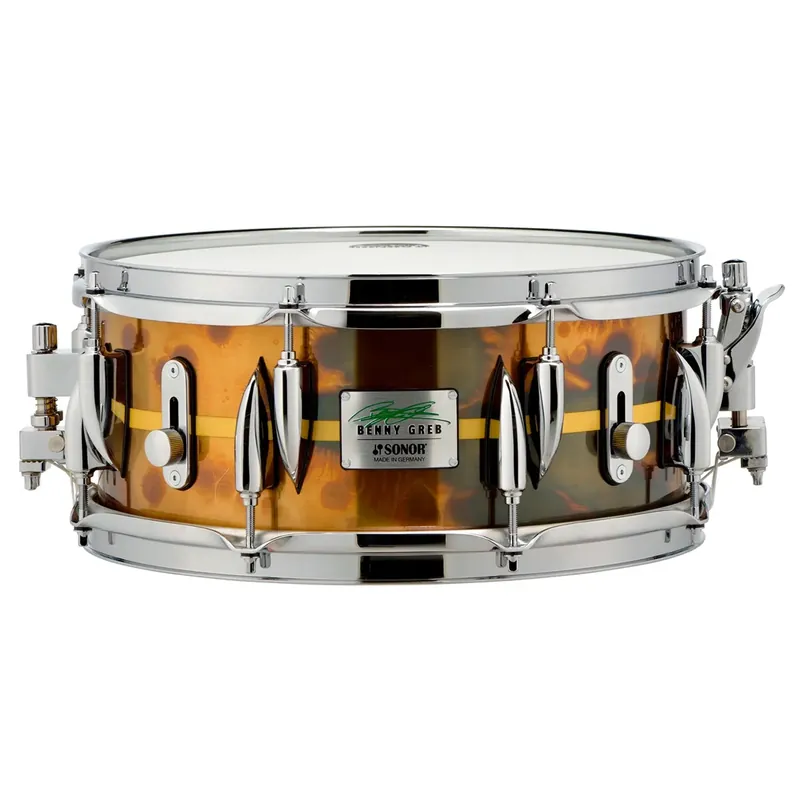 Vente Directe SONOR Signature Benny Greb Caisse Claire 13"x 5.75" 2.0 Laiton