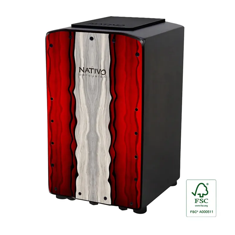 Dernière Chance NATIVO Cajon Pro Rouge