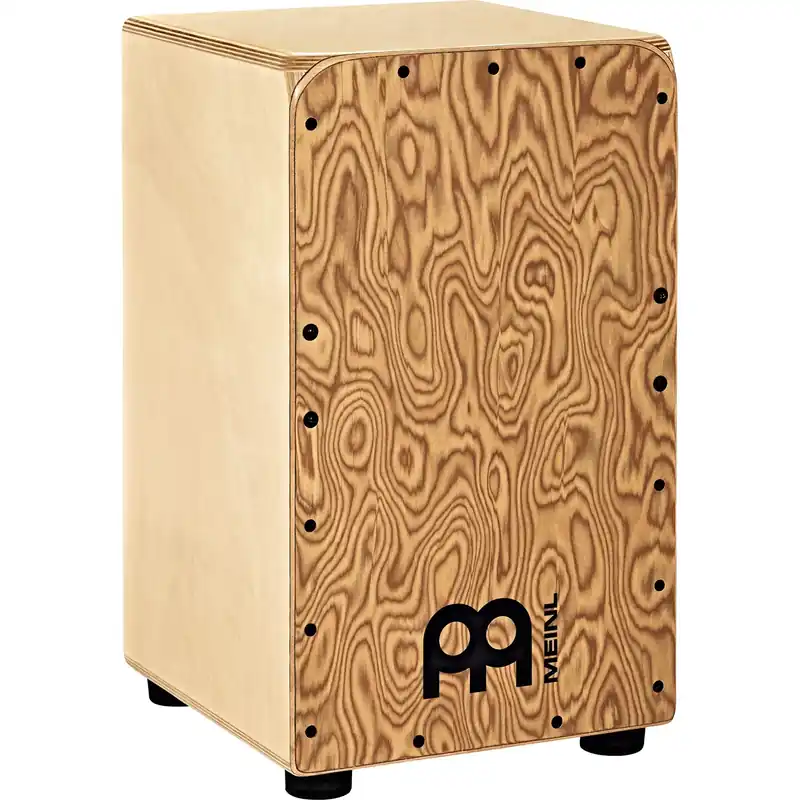 MEINL WCP100MB Cajon Woodcraft Pro Makah Burl Top Vente