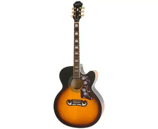 Réduction J-200 EC STUDIO SOLID TOP FISHMAN PRESYS VINTAGE SUNBURST
