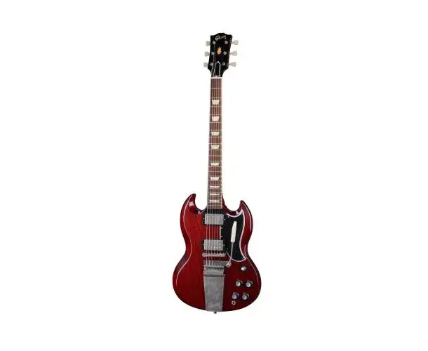 1964 SG STANDARD REISSUE W/ MAESTRO ULTRA LIGHT AGED CHERRY RED Achetez Aujourd'hui
