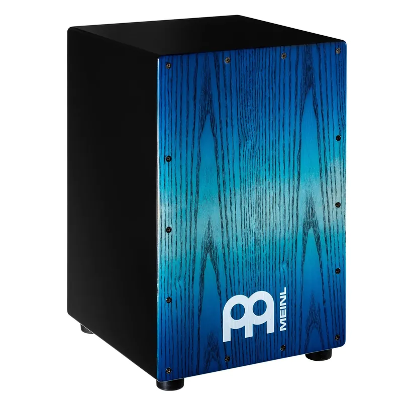 Meilleur Choix MEINL MCAJ100BK-PBF Cajon Headliner Snare Cajon Pacific Blue Fade