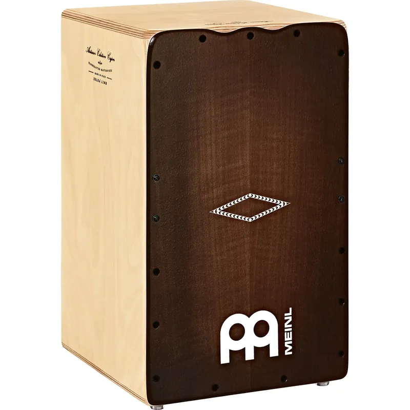 Nouveauté MEINL AESLEB Cajon Artisan Edition Solea Expresso Burst