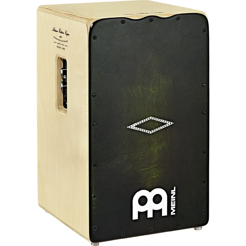 MEINL Cajon Artisan Pre-Amplifie - Dark Olive Burst Pas Cher