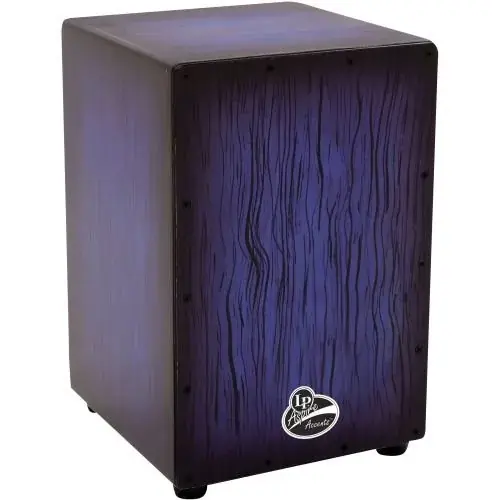 LATIN PERCUSSION LPA1332BBS Cajon Aspire Accents Blue Burst Streak Offre Du Jour