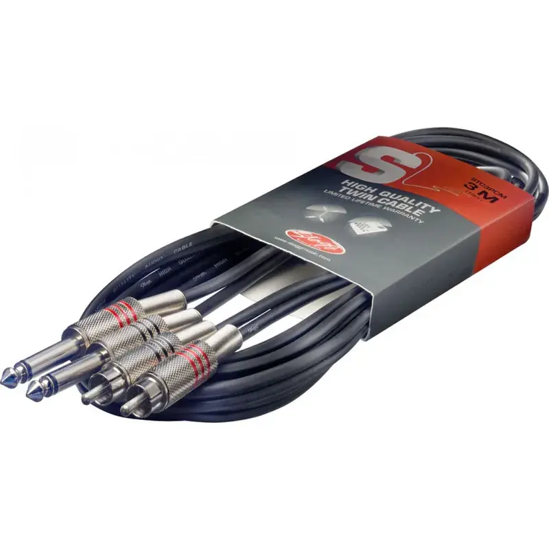 Cable Stagg Bretelle Jack/Rca - M/M - 3M Affaire À Saisir