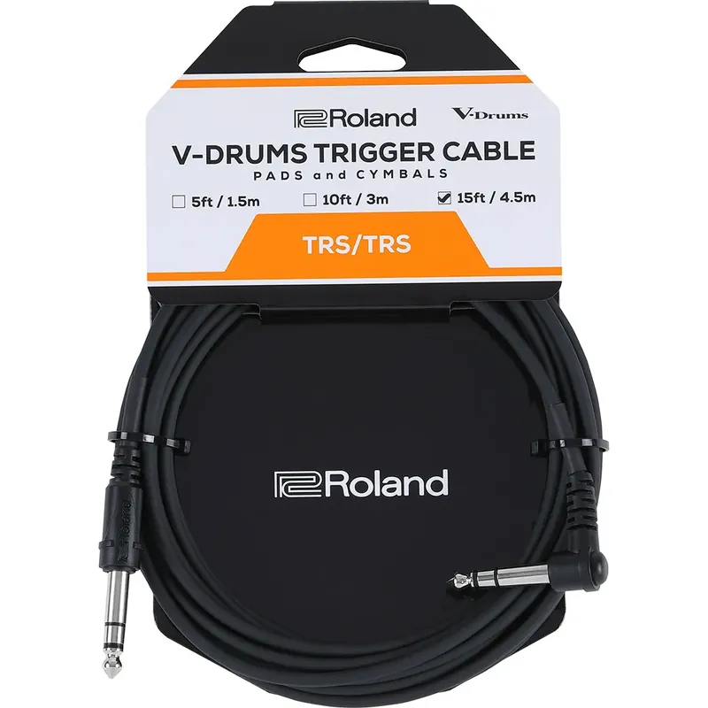ROLAND PCS-15-TRA Cable Pour V-Drums Coude - 4.5M Dernier Modèle
