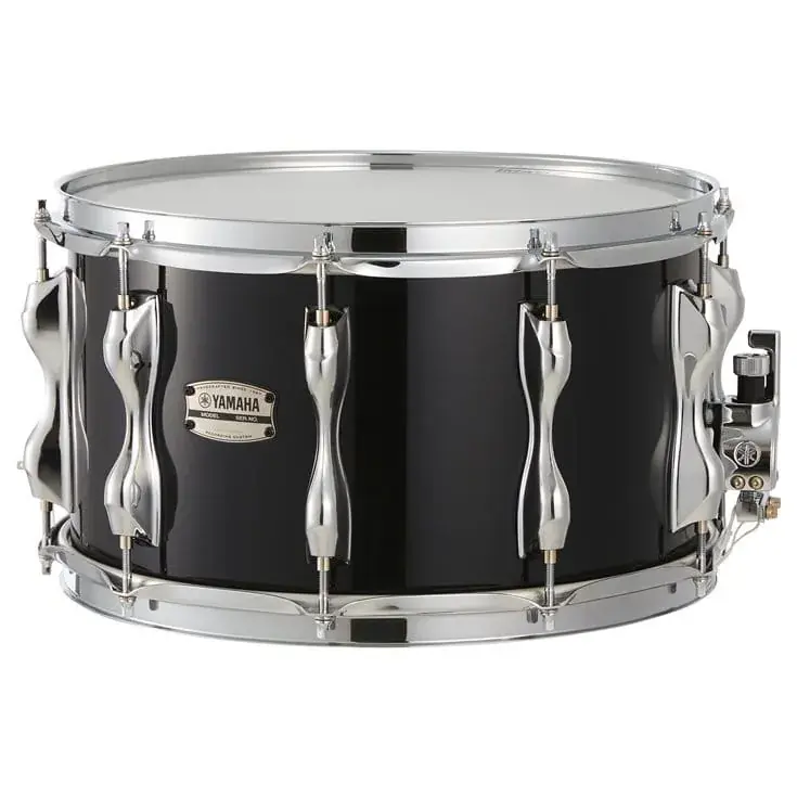 YAMAHA Recording Custom Caisse Claire 14"x 8" Solid Black Usine Directe