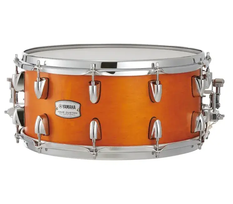 YAMAHA Tour Custom Caisse Claire 14"x 6,5" Caramel Satin Retour Gratuit